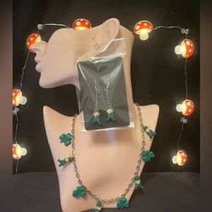 Lil Leprechauns Necklace & Earrings